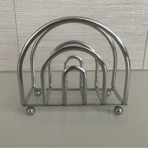 Silver Metal Napkin Holder